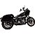 Escapamento Bassani 2 em 1 Mod. Ripper com silenciador tipo Megafone - Curto - Preto - M8 Softail 2025 - Imagem 2