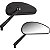 Retrovisores Preto Mod. Ness Downdraft (Par) - Arlen Ness - Imagem 1