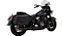 Ponteira 4´´ Vance & Hines  Twin Slash - Preta - Softail 2025 - 2026 - Imagem 1