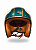 Capacete Aberto Urban Helmets - Customizado por MTX Imports - Royal Enfield Classic Teal - Imagem 2