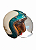 Capacete Aberto Urban Helmets - Customizado por MTX Imports - Royal Enfield Classic Teal - Imagem 1