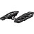 Par de Plataformas Apex Mini Male Mount Anodizadas Pretas para Harley Dyna, Softail e Sportster – Thrashin Supply - Imagem 2