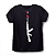 Camiseta Feminina Baby Look Kalash & Rose Preta - Imagem 1