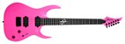 Guitarra elétrica 6 cordas Solar A2.6PN rosa neon fosco - Imagem 1