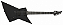Guitarra 6 Cordas S by Solar EB4.6C preto fosco Explorer Indonesia - Imagem 1