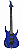 Guitarra 6 Cordas S by Solar SB4.6FRFBL azul floyd rose Indonesia - Imagem 3