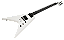 Guitarra 6 Cordas S by Solar VB4.6W branca fosca flying V - Imagem 3