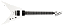 Guitarra 6 Cordas S by Solar VB4.6W branca fosca flying V - Imagem 1