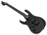 Guitarra 6 Cordas S by Solar AB4.6CLH preto carbono Canhota - Imagem 3