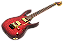 Guitarra elétrica 6 cordas Solar AB1.6AFRQBR vermelho sangue Burst - Imagem 3