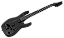 Guitarra elétrica 7 cordas Solar A1.7Svart+ Carbon Black Matte - Imagem 3