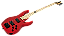 Contrabaixo elétrico 4 cordas Solar AB2.4CAR Candy Apple Red (Outlet) - Imagem 3