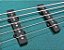Contrabaixo Swing guitars G5V Jazz 5c American Alder Green Sparkle - Imagem 5