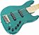 Contrabaixo Swing guitars G5V Jazz 5c American Alder Green Sparkle - Imagem 2