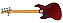 Contrabaixo 5c Sire Marcus Miller V3 New Gen Candy Apple Red - Imagem 2