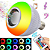 Caixa de Som Bluetooth, Lâmpada Musical com Controle RGB, 3W - H'maston WJ-L2 - Imagem 1