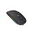 Mouse Óptico Sem Fio Recarregável 1.600DPI, RGB, 4 Botões, Preto - H'Maston E-1300 Pro - Imagem 3