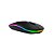 Mouse Óptico Sem Fio Recarregável 1.600DPI, RGB, 4 Botões, Preto - H'Maston E-1300 Pro - Imagem 4