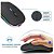 Mouse Óptico Sem Fio Recarregável 1.600DPI, RGB, 4 Botões, Preto - H'Maston E-1300 Pro - Imagem 5