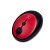 Mouse Óptico Sem Fio 1.600 DPI, 4 Botões, Vermelho/Preto - Maxprint Techware - Imagem 2