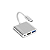 Conversor Tipo C Para HDMI, USB 3.0 e Tipo C Compatível Com Celular, Notebook e Macbook - Imagem 3