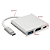 Conversor Tipo C Para HDMI, USB 3.0 e Tipo C Compatível Com Celular, Notebook e Macbook - Imagem 4