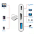 Conversor Tipo C Para HDMI, USB 3.0 e Tipo C Compatível Com Celular, Notebook e Macbook - Imagem 5
