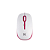 Mouse Com Fio, USB 2.0, 1200 DPI, Óptico, Branco/Rosa - Maxprint Soft - Imagem 3