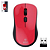 Mouse Óptico Sem Fio, 1.600 DPI, Vermelho - Kross KE-M218 - Imagem 1