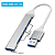 Hub USB Com 4 Portas Sendo 3 Portas USB 2.0 e 1 Porta USB 3.0 - Imagem 1