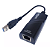 Placa de Rede USB 3.0 para Rede RJ45 Gigabit 10/100/1000mpbs - Exbom UL-1200 - Imagem 2