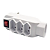 Filtro de Linha Plug Adaptador de Tomada Tripolar 4 Saídas 10A Bivolt - Kapbom SL6013 - Imagem 4