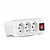 Filtro de Linha Plug Adaptador de Tomada Tripolar 4 Saídas 10A Bivolt - Kapbom SL6013 - Imagem 2