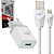 Kit Carregador 1A Com Cabo iPhone Com 1 Metro 2.4A - Elg KT810WC - Imagem 1