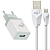 Kit Carregador 1A Com Cabo iPhone Com 1 Metro 2.4A - Elg KT810WC - Imagem 2