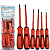 Kit Jogo Chave Fenda e Philips Isolada Com 6 Pçs - It-blue LE-1822 - Imagem 1