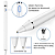 Caneta Stylus Pencil Para iPad, Branco - Imagem 4