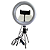 Iluminador Ring Light 8 Polegadas 20cm Com Mini Tripé - Oberon OR-PL812 - Imagem 3