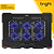 Suporte Base Cooler para Notebook até 17.3" com 6 Fans, LED e 4 Níveis de Ajuste de Altura - Bright BC002 - Imagem 3