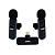Microfone Lapela Duplo Sem Fio Para Celular iPhone - Lelong LE-932 - Imagem 3