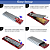 Case Gaveta SSD M.2 PCIe NVMe NGFF 2230, 2242, 2260 e 2280 USB 3.1 e USB-C - Imagem 2