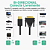 Cabo HDMI para DVI (Macho) Resolução 1080P 60Hz com 2 Metros - Ugreen - Imagem 2
