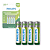 Pilha Recarregável AAA (Palito) 1.2V 1.000mAh com 4 Unidades - Philips R03B4RTU10/59 - Imagem 1