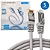 Cabo de Rede com 5 Metros Cat 6 para CFTV e Rede, Até 1000Mbps, Cinza - It-Blue LE-313 - Imagem 1
