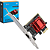 Placa de Rede para PC PCI Express RJ45 10/100/1000/2500Mbps - Knup KP-PL907 - Imagem 1