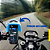 Suporte de Celular para Moto com Capacete, Proteção Solar e Chuva, Preto/Azul - Lehmox LEY-2112 - Imagem 6