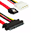 Cabo de Alimentação SATA 7P + Molex X SATA 15P + 7P, Tamanho 43cm - Grasep D-CIC04 - Imagem 3