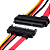 Cabo de Dados Extensor SATA 7P + 15P, Tamanho 43cm - Grasep D-CIC06 - Imagem 3