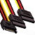 Cabo de Energia 2 Sata 15P (Fêmea) x 1 Sata 15P (Macho), Tamanho 20cm - Grasep D-CIC03 - Imagem 5