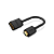 Cabo Mini HDMI (Macho) Para HDMI (Fêmea) com 22cm 4K 1080P - Ugreen 20137 - Imagem 2